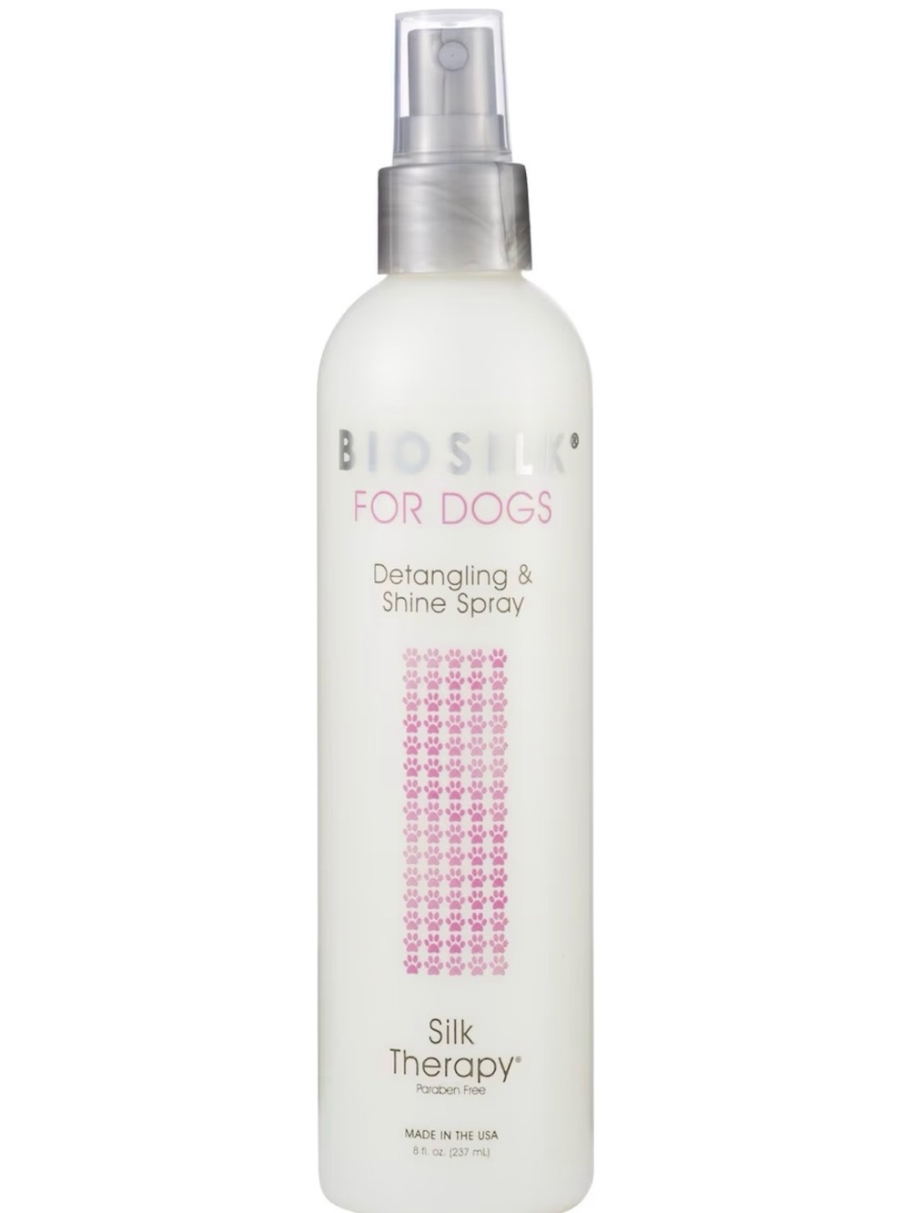 NEW BioSilk FOR DOGS Detangling & Shine Spray | 8 oz Silk Therapy Spray